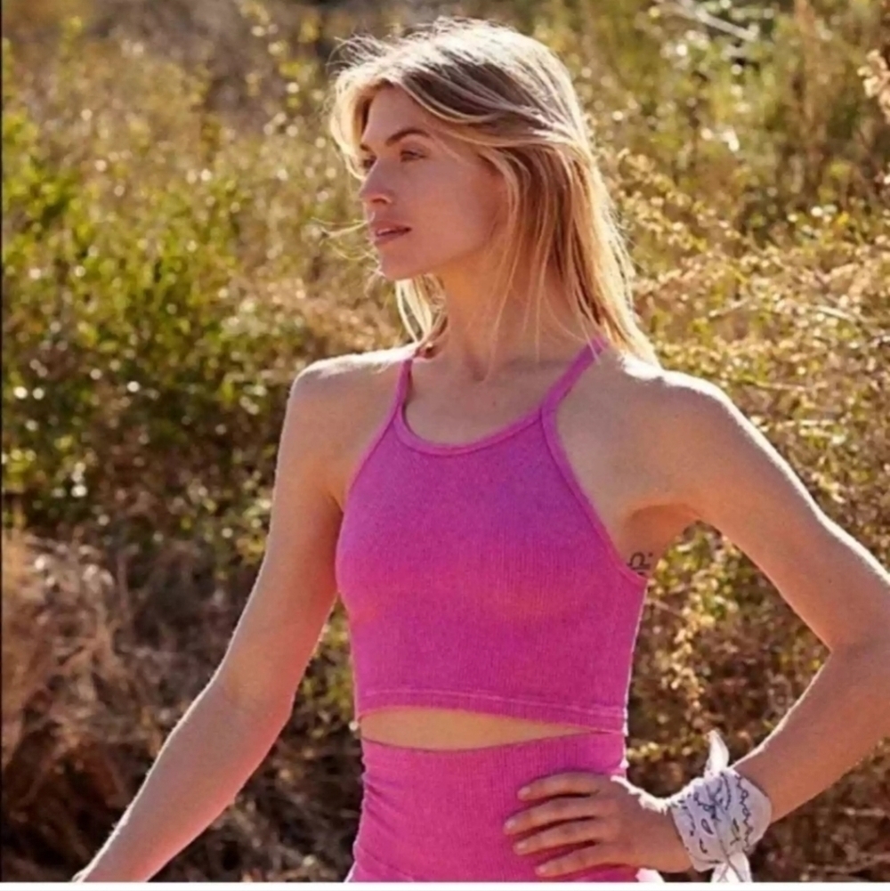 FP MOVEMENT BY Free People Happiness Runs Crop Tank - Picture 1 of 11